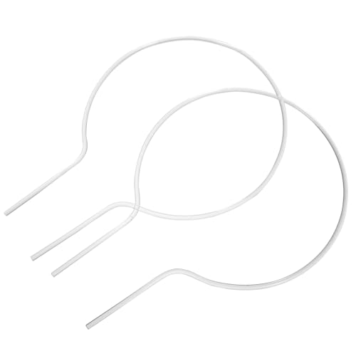DECOMELODY 2 Stück Teiliges Transparentes U Förmiges Pflanzen Rankgitter aus Stabilem Abs Leichter Pflanzstütze für Topfpflanzen Vielseitig für Balkon Büro und Innenraum Kreatives Design für von DECOMELODY