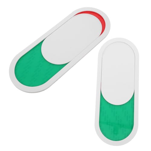 DECOMELODY 2 Stück Toilettenschild Büro-schiebeschilder Selbstklebendes Hinweisschild Rot-grüner Schieberegler Desktop -status -schieberschild Datenschutzindikator Acryl Weiß DECOMELODY 2 Stück Toilettenschild Büro-schiebeschilder Selbstklebendes Hinweisschild Rot-grüner Schieberegler Desktop -status -schieberschild Datenschutzindikator Acryl Weiß von DECOMELODY