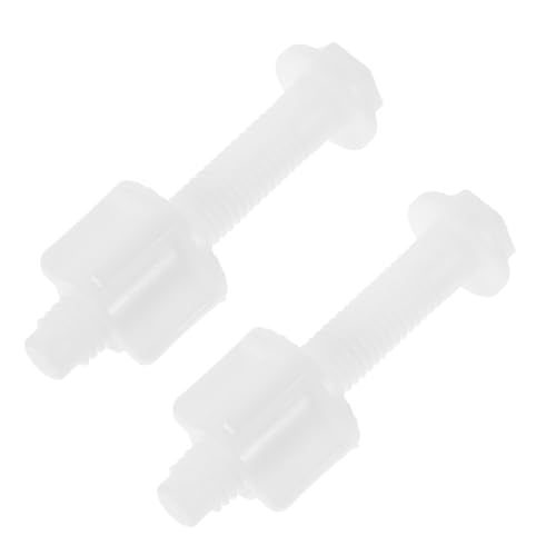 DECOMELODY 2 Stück Toilettensitz Schrauben Ersatzset Langlebig Pom Material Passend für Wc Sitz Reparatur und Befestigung Badezimmer Hotel Restaurant DECOMELODY 2 Stück Toilettensitz Schrauben Ersatzset Langlebig Pom Material Passend für Wc Sitz Reparatur und Befestigung Badezimmer Hotel Restaurant von DECOMELODY
