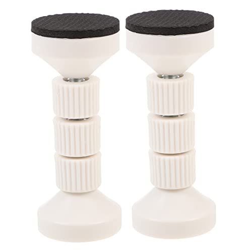 DECOMELODY 2 Stück Verstellbare Bettrahmen Kopfteil Stoppvorrichtung mit Eva Polsterung Rutsch Wandabstandshalter Stoßdämpfend und Geräuschhemmend für Bettstabilisierung und Möbelmontage von DECOMELODY