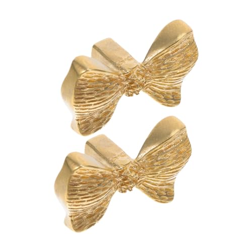 DECOMELODY 2 Stück Vintage Messing Schrankgriffe Bowknot Schubladengriffe Antik Stil Möbelknöpfe mit Glatter Oberfläche und Schrauben für Einfache Montage an Kommode und Küchenschrank DECOMELODY 2 Stück Vintage Messing Schrankgriffe Bowknot Schubladengriffe Antik Stil Möbelknöpfe mit Glatter Oberfläche und Schrauben für Einfache Montage an Kommode und Küchenschrank von DECOMELODY