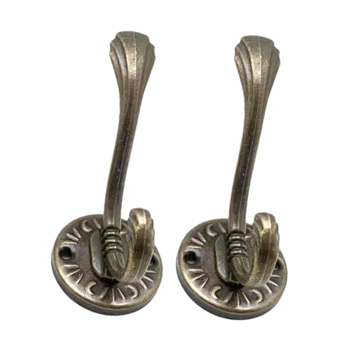 DECOMELODY 2 Stück Vintage Wandhaken Metall für Handtücher Mäntel Schirme Robuste Haken für Badezimmer Schlafzimmer und Flur Einfache Montage und Stilvolles Design DECOMELODY 2 Stück Vintage Wandhaken Metall für Handtücher Mäntel Schirme Robuste Haken für Badezimmer Schlafzimmer und Flur Einfache Montage und Stilvolles Design von DECOMELODY