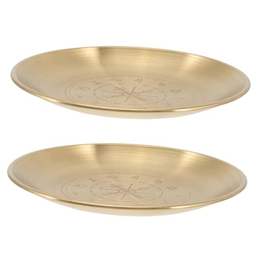 DECOMELODY 2 Stücke Metall Kerzenhalter für Ritual und Tarot Altar Runder Schmuck Ringhalter für Wicca Zeremonien Dekoratives Teelichttablett für Meditation und Spirituelle Praxis DECOMELODY 2 Stücke Metall Kerzenhalter für Ritual und Tarot Altar Runder Schmuck Ringhalter für Wicca Zeremonien Dekoratives Teelichttablett für Meditation und Spirituelle Praxis von DECOMELODY