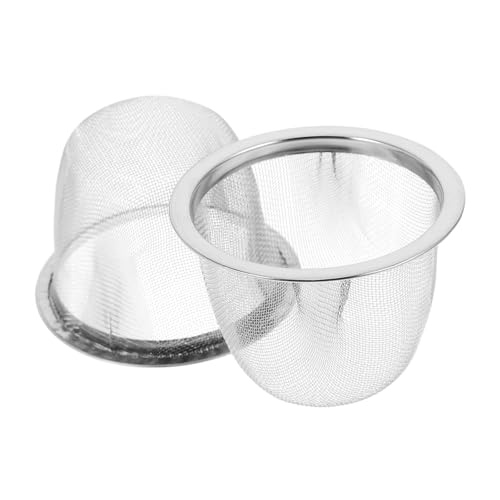 DECOMELODY 2 Stücke Teesieb Feinmaschig Kleiner Tee Infuser Korb für Losen Tee Langlebiger Teefilter für Sauberen Klaren Aufguss Geeignet für Teekannen und Tassen Praktisch und Robust von DECOMELODY
