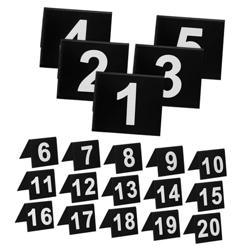 DECOMELODY 20 Stück Förmige Tischnummern Doppelseitige Tischschilder für Hochzeiten und Events Elegantes Design aus Acryl Stabil und Leicht zu Reinigen für Einfache Sichtbarkeit DECOMELODY 20 Stück Förmige Tischnummern Doppelseitige Tischschilder für Hochzeiten und Events Elegantes Design aus Acryl Stabil und Leicht zu Reinigen für Einfache Sichtbarkeit von DECOMELODY