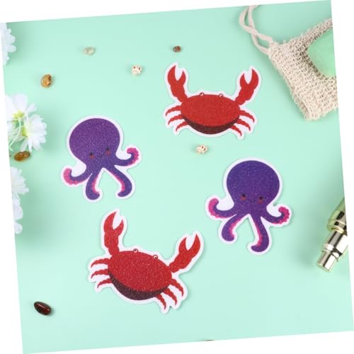 DECOMELODY 20 Stück Teiliges Badewannenaufkleber mit Rutschfestem Cartoon Design Selbstklebende Anti rutsch Sticker für Badewanne und Badezimmerboden Sicher und Langlebig für Erwachsene von DECOMELODY