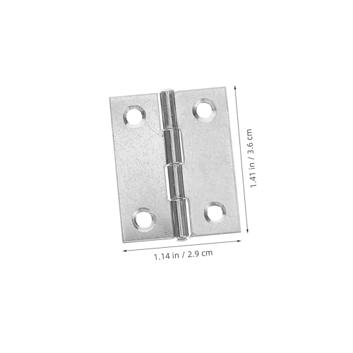 DECOMELODY 20 Stück Teiliges Edelstahl Miniatur Scharniere Flachscharniere Stark für Schmuckkästchen Türen Schränke Fensterrahmen Vielseitig Einsetzbar mit Bohrloch Durchmesser DECOMELODY 20 Stück Teiliges Edelstahl Miniatur Scharniere Flachscharniere Stark für Schmuckkästchen Türen Schränke Fensterrahmen Vielseitig Einsetzbar mit Bohrloch Durchmesser von DECOMELODY