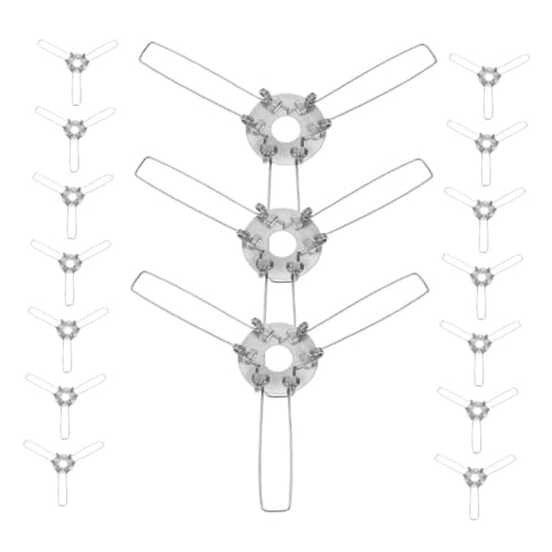DECOMELODY 20 Stück Teiliges Lampenschirm Verstellbar Stabile Verbindung Langlebige für Tischlampen Kronleuchter Wandlampen Vielseitiger Lampenschirmhalter von DECOMELODY