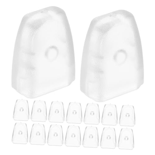DECOMELODY 20 Stück Teiliges PVC Schutzfüße für Abtropfkorb Flache Manschetten für Küchenspüle Auslaufsichere Langlebige Ersatzfüße für Geschirrkorb Einfache Montage Kompatibel mit Diversen von DECOMELODY
