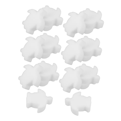 DECOMELODY 20 Stück Teiliges Turtle Shaped Filter Schwämme mit Hoher Ölabsorption Langlebige Reinigungsschwämme für Swimmingpool Bad und Spa Effiziente Ölentfernung und Schmutzfiltration von DECOMELODY
