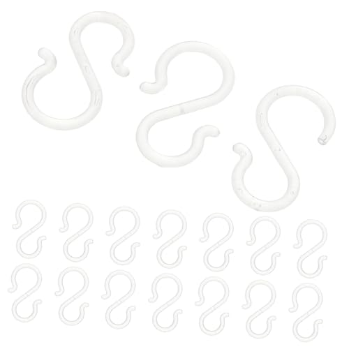 DECOMELODY 20 Stück Transparente S haken aus Klarem Vielseitige Aufhänger für Auto Taschen und Supermarktregale Multipurpose Klar Sichtbar für Preisschilder und Organisation DECOMELODY 20 Stück Transparente S haken aus Klarem Vielseitige Aufhänger für Auto Taschen und Supermarktregale Multipurpose Klar Sichtbar für Preisschilder und Organisation von DECOMELODY