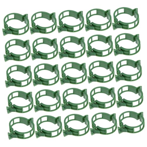 DECOMELODY 200 Stück Pflanzenstützklammern aus Langlebigem PP Kunststoff Flexible Pflanzensicherung Clips zur Einfachen Rankhilfe für Kletterpflanzen Schnelle Befestigung für Gesunde von DECOMELODY