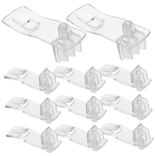 DECOMELODY 25 Stück Teiliges Transparenter Regalbodenträger Flexiblem Kunststoff Rechteckige Stützclips für Schränke und Möbel Unsichtbare Einlegebodenhalter Vielseitig Einsetzbar für Küchen DECOMELODY 25 Stück Teiliges Transparenter Regalbodenträger Flexiblem Kunststoff Rechteckige Stützclips für Schränke und Möbel Unsichtbare Einlegebodenhalter Vielseitig Einsetzbar für Küchen von DECOMELODY