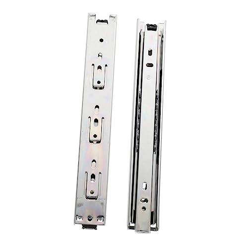 DECOMELODY 2paare Schubladenführungen Dreiteilig Für Schränke Schubladengleitschienen Aus Hochwertigem Material Möbelzubehör Mit Hoher Tragfähigkeit DECOMELODY 2paare Schubladenführungen Dreiteilig Für Schränke Schubladengleitschienen Aus Hochwertigem Material Möbelzubehör Mit Hoher Tragfähigkeit von DECOMELODY