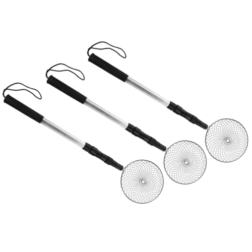 DECOMELODY 3 Sätze Edelstahleisschaufel Muschelfilterschaufel Sandsieb Zum Muschelschöpfen Wiederverwendbares Sieb Muschelschaufel Für Den Strand Aluminiumlegierung Silver von DECOMELODY