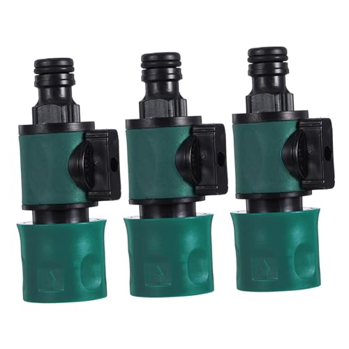 DECOMELODY 3 Stück Hochdruck Absperrventil mit Innengewinde Schnellanschluss für Wasserschläuche aus Robustem Material Einstellbares Regelventil für Industrie und Gartenbewässerung DECOMELODY 3 Stück Hochdruck Absperrventil mit Innengewinde Schnellanschluss für Wasserschläuche aus Robustem Material Einstellbares Regelventil für Industrie und Gartenbewässerung von DECOMELODY