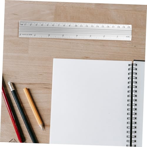 DECOMELODY 3 Stück Teiliges Aluminiumlineal Präzises Zeichnen und Messen Leichtes Tragbares Messwerkzeug für Studenten Bürobedarf und Ingenieure DECOMELODY 3 Stück Teiliges Aluminiumlineal Präzises Zeichnen und Messen Leichtes Tragbares Messwerkzeug für Studenten Bürobedarf und Ingenieure von DECOMELODY