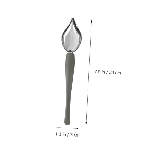 DECOMELODY 3 Stück Teiliges Backdekorationsset Edelstahl Kuchendekorationslöffel Kreatives Saucenverzierungstool für Kuchen Tortendeko und Dessertgestaltung von DECOMELODY