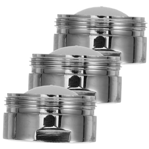 DECOMELODY 3 Stück Teiliges Edelstahl Wasserhahn mit Außengewinde Wassersparer und Filter Spritzfreier Strahlregler für Küchen und Badezimmerarmaturen Silber Langlebig und Einfach zu DECOMELODY 3 Stück Teiliges Edelstahl Wasserhahn mit Außengewinde Wassersparer und Filter Spritzfreier Strahlregler für Küchen und Badezimmerarmaturen Silber Langlebig und Einfach zu von DECOMELODY
