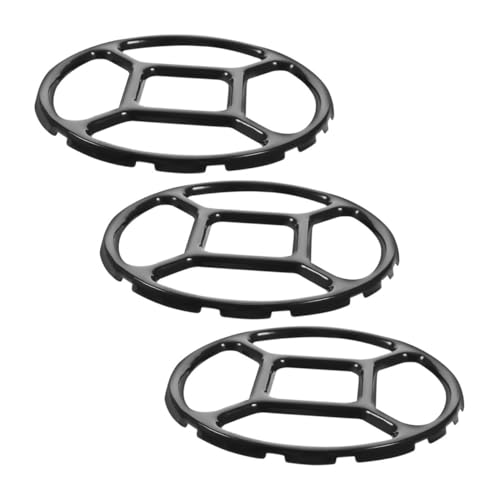 DECOMELODY 3 Stück Teiliges Emaille Anti rutsch Wok Ring für Gasherd Hitzebeständige Topfträger als Ersatzgitter Vielseitige Herdunterstützung für Camping und Outdoor Kochen DECOMELODY 3 Stück Teiliges Emaille Anti rutsch Wok Ring für Gasherd Hitzebeständige Topfträger als Ersatzgitter Vielseitige Herdunterstützung für Camping und Outdoor Kochen von DECOMELODY