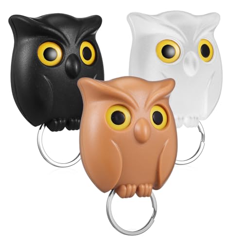 DECOMELODY 3 Stück Teiliges Magnetisches Schlüsselbrett Eulenform Bunte Kunststoff Halter Wandmontierte Schlüsselaufbewahrung Kraftvoller Magnet Platzsparend und Dekorativ DECOMELODY 3 Stück Teiliges Magnetisches Schlüsselbrett Eulenform Bunte Kunststoff Halter Wandmontierte Schlüsselaufbewahrung Kraftvoller Magnet Platzsparend und Dekorativ von DECOMELODY