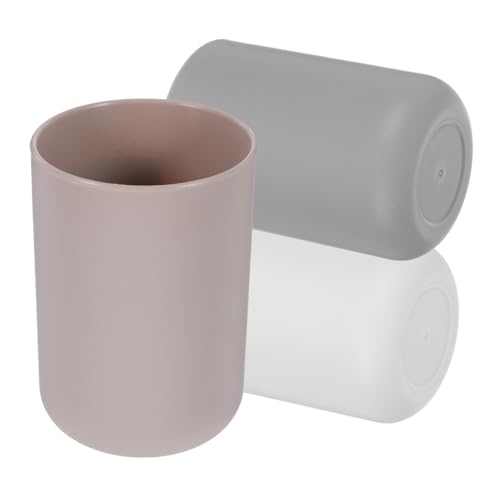 DECOMELODY 3 Stück Teiliges Mundspülbecher aus Bruchsicherem Stapelbar und Platzsparend in Weiß und Kaffee Praktische Zahnbürstenaufbewahrung für Bad und Reise DECOMELODY 3 Stück Teiliges Mundspülbecher aus Bruchsicherem Stapelbar und Platzsparend in Weiß und Kaffee Praktische Zahnbürstenaufbewahrung für Bad und Reise von DECOMELODY