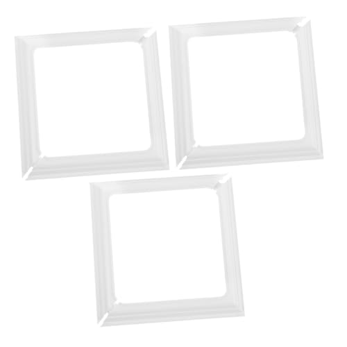 DECOMELODY 3 Stück Teiliges PVC Post Base Cover Geteilte Dekorative Sockelplatte für Zaunpfosten Verleiht Terrasse Veranda und Garten Stabilen Halt und Ansprechendes Design von DECOMELODY