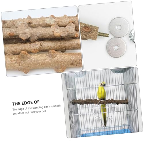 DECOMELODY 3 Stück Teiliges Vogel Kletterspielzeug aus Naturholz Stabiles Papageien klettergestell für Wellensittiche Nymphensittiche und Kleine Vögel Sichere Standplattform mit Rutschfesten DECOMELODY 3 Stück Teiliges Vogel Kletterspielzeug aus Naturholz Stabiles Papageien klettergestell für Wellensittiche Nymphensittiche und Kleine Vögel Sichere Standplattform mit Rutschfesten von DECOMELODY