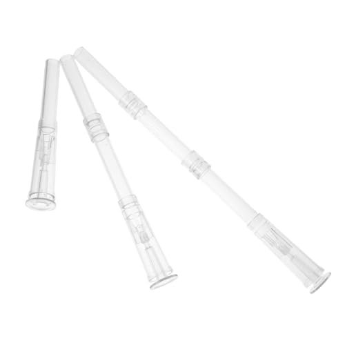 DECOMELODY 3 Stück Transparenter Mini Sprühdüsen Wasserspiel Pumpe mit Pilzspray für Kleine Springbrunnen Aquarien Teichdekoration Platzsparend Einfache Montage von DECOMELODY