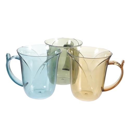 DECOMELODY 3 Stück Transparentes Mundspülbecher Bruchsicherem Kunststoff Wiederverwendbar Leicht mit Zahnbürstenhalter Praktisch für Badezimmer Reise und Camping in Blau Orange und Grün DECOMELODY 3 Stück Transparentes Mundspülbecher Bruchsicherem Kunststoff Wiederverwendbar Leicht mit Zahnbürstenhalter Praktisch für Badezimmer Reise und Camping in Blau Orange und Grün von DECOMELODY