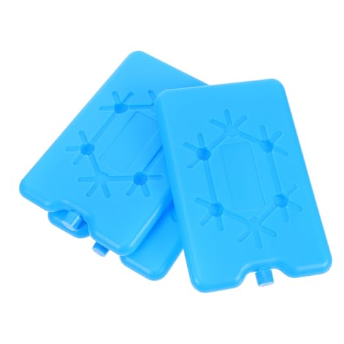 DECOMELODY 3 Stück Wiederverwendbare Kühlakkus Flachkühlakkus für Lunchbox Kühlbox Eisbeutel Kühltasche Outdoor Picknick Camping Angeln von DECOMELODY