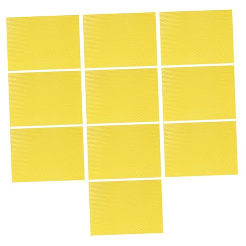 DECOMELODY 30 Stück Teiliges Beehive Wabenbauplatte Bienenwachs beschichtet Beekeeping Foundation Sheet zur Honigproduktion Steigerung und Bauzeitersparnis für Imker DECOMELODY 30 Stück Teiliges Beehive Wabenbauplatte Bienenwachs beschichtet Beekeeping Foundation Sheet zur Honigproduktion Steigerung und Bauzeitersparnis für Imker von DECOMELODY