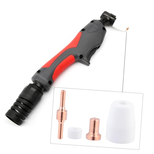 DECOMELODY 30 Stück Teiliges Plasma schneidbrenner Verschleißteile Verlängert Zündstift Düse Schutzhaube Verteiler für Plasma schneidemaschinen Ersatzteile von DECOMELODY