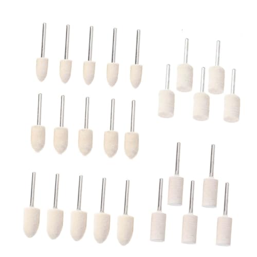 DECOMELODY 30 Stück Teiliges Woll polierscheiben set Polieraufsätze für Schmuck Beauty Equipment Edelstahl Glas Mechanische Teile Politur Zubehör DECOMELODY 30 Stück Teiliges Woll polierscheiben set Polieraufsätze für Schmuck Beauty Equipment Edelstahl Glas Mechanische Teile Politur Zubehör von DECOMELODY