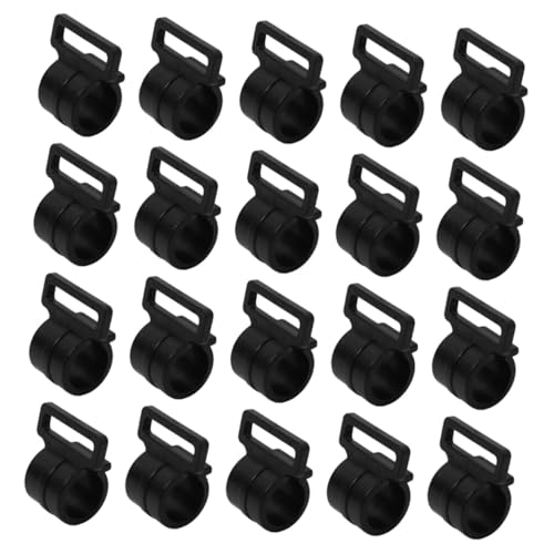 DECOMELODY 30 Stück Teiliges Zeltstangenverbinder Robustem Kunststoff Camping Clips für Zelt Sonnensegel und Markisen Kompakt Leicht Einfach zu Befestigen für Outdoor zubehör von DECOMELODY