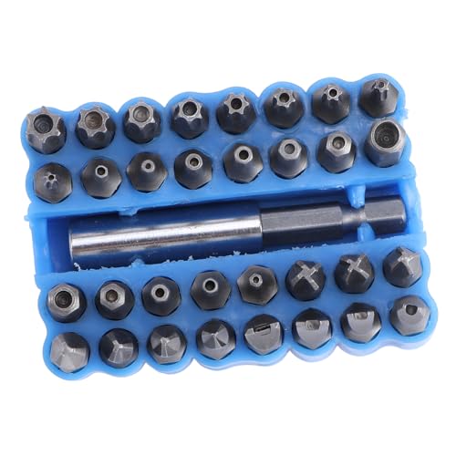 DECOMELODY 33 Teiliges Security Bit Set mit Magnetischem Verlängerungs Bithalter Sicherheitsgeschützte Stern und Kreuzschraubendreherbits Kompakt und Kompatibel für Zufällige Farbe DECOMELODY 33 Teiliges Security Bit Set mit Magnetischem Verlängerungs Bithalter Sicherheitsgeschützte Stern und Kreuzschraubendreherbits Kompakt und Kompatibel für Zufällige Farbe von DECOMELODY