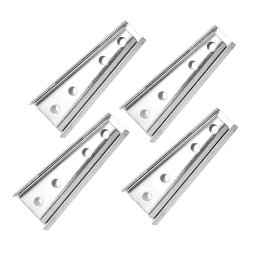 DECOMELODY 4 Paare Sofa Verbindungsklammern aus Verzinktem Langlebige Möbelverbinder mit Konischem Schnappverschluss Stabile Sofa Eckverbindung für Betten und Möbelmontage Einfache von DECOMELODY