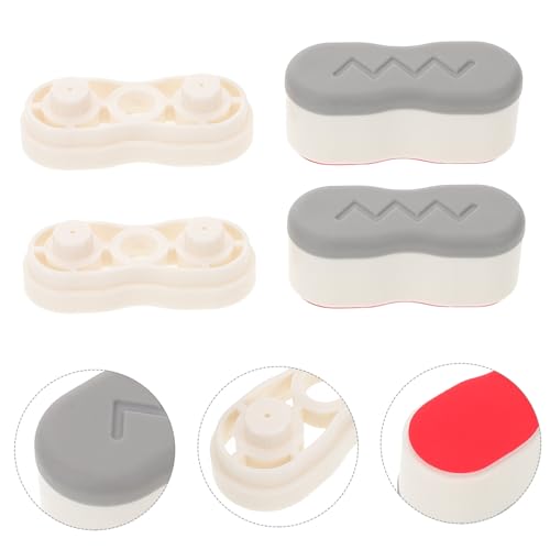 DECOMELODY 4 Paare Toilettenpolster Kunststoff Wc Sitz Polster Ersatzdichtung Geräuscharm Stoßdämpfer Toilettensitz Polster für Badezimmer Zubehör DECOMELODY 4 Paare Toilettenpolster Kunststoff Wc Sitz Polster Ersatzdichtung Geräuscharm Stoßdämpfer Toilettensitz Polster für Badezimmer Zubehör von DECOMELODY