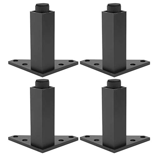 DECOMELODY 4 STÜCKE Verstellbare Möbelfüße Teiliges Aluminiumlegierung für Badmöbel Sofas und Tische Schwarz Hohe Tragfähigkeit Installieren für Renovierungsprojekte DECOMELODY 4 STÜCKE Verstellbare Möbelfüße Teiliges Aluminiumlegierung für Badmöbel Sofas und Tische Schwarz Hohe Tragfähigkeit Installieren für Renovierungsprojekte von DECOMELODY
