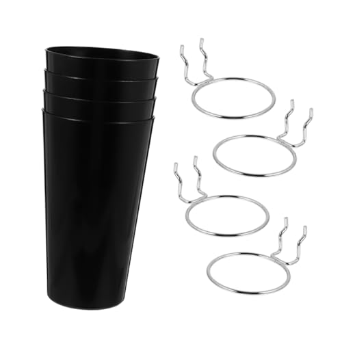 DECOMELODY 4 Sätze Teiliges Set Werkzeugaufbewahrungssystem mit Haken und Bechern für Lochwände Robuste Praktische Organizer für Garage und für Raumausnutzung von DECOMELODY
