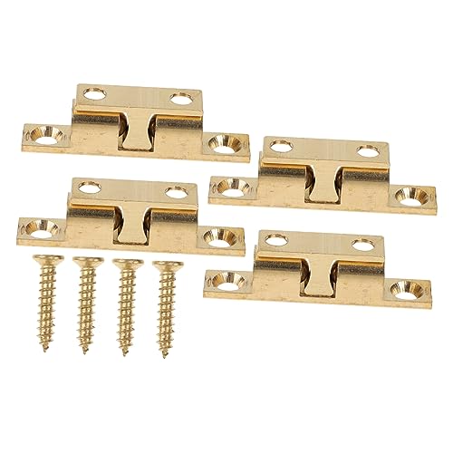DECOMELODY 4 Sätze Türstopper Massivem Messing Verstellbare Türfänge für Küchenschränke und Schranktüren Goldener Schrauben Langlebig und Praktisch für Türen DECOMELODY 4 Sätze Türstopper Massivem Messing Verstellbare Türfänge für Küchenschränke und Schranktüren Goldener Schrauben Langlebig und Praktisch für Türen von DECOMELODY