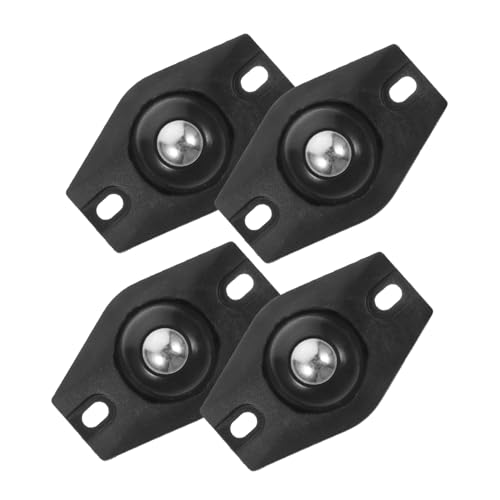 DECOMELODY 4 Stck Teiliges Selbstklebende Mini kugelrollen mit Schwenkfunktion Transporthilfe für Aufbewahrungsboxen und Mülleimer Leichte Einfache Montage Schwarze Stahlkugeln DECOMELODY 4 Stck Teiliges Selbstklebende Mini kugelrollen mit Schwenkfunktion Transporthilfe für Aufbewahrungsboxen und Mülleimer Leichte Einfache Montage Schwarze Stahlkugeln von DECOMELODY