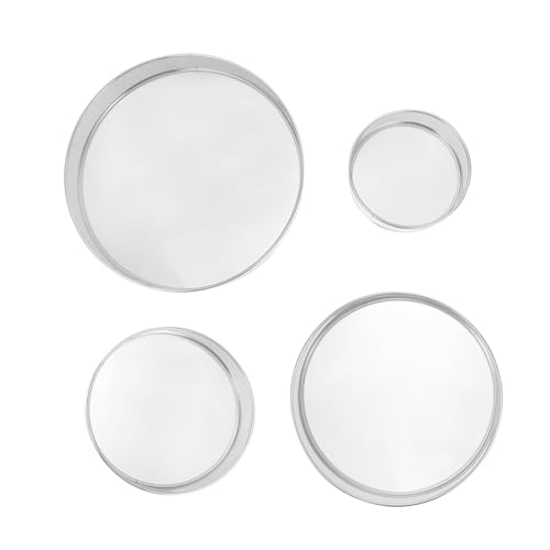 DECOMELODY 4 Stück Edelstahl Mehlsieb mit Feinem Sieb Rostfrei Langlebig Praktisches Küchensieb für Mehl Puderzucker Backen Einfach zu Reinigen und Handlich DECOMELODY 4 Stück Edelstahl Mehlsieb mit Feinem Sieb Rostfrei Langlebig Praktisches Küchensieb für Mehl Puderzucker Backen Einfach zu Reinigen und Handlich von DECOMELODY