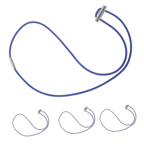 DECOMELODY 4 Stück Elastischer Seilmüll können anschnallen Gummibänder für Müllsäcke einstellbar Gummiband für Müllbeutel Trash-Band-Befestigungsband Verschlüsse für Haushaltsmüllsäcke Blau von DECOMELODY