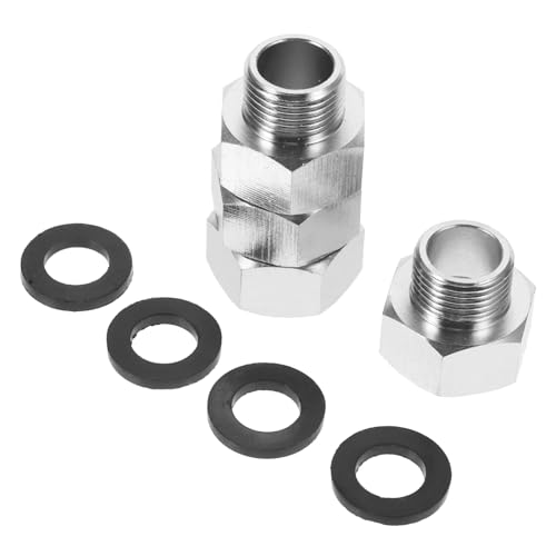 DECOMELODY 4 Stück Kupfer Wasserhahn Adapter Gewindeadapter Schlauchverbinder für Gartenschlauch Langlebig Flexibel Auslaufsicher Geeignet für Wasserhähne und Brauseschläuche DECOMELODY 4 Stück Kupfer Wasserhahn Adapter Gewindeadapter Schlauchverbinder für Gartenschlauch Langlebig Flexibel Auslaufsicher Geeignet für Wasserhähne und Brauseschläuche von DECOMELODY