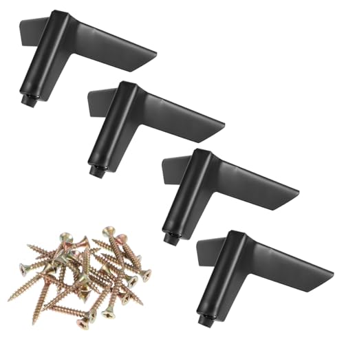 DECOMELODY 4 Stück Möbelfüße aus Teiliges Matte Schwarze Möbelbeine für Sofa Schrank Tv und Couchtisch Robuste Unterstützung Feuchtigkeits und Staubresistent Einfach zu Reinigen und Stabil DECOMELODY 4 Stück Möbelfüße aus Teiliges Matte Schwarze Möbelbeine für Sofa Schrank Tv und Couchtisch Robuste Unterstützung Feuchtigkeits und Staubresistent Einfach zu Reinigen und Stabil von DECOMELODY