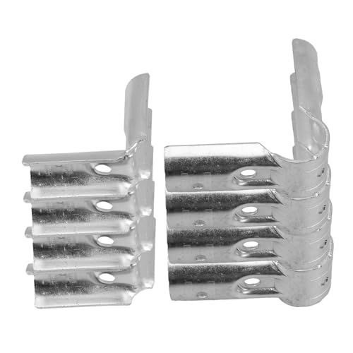 DECOMELODY 4 Stück Rohrverbinder Förmige Klemme für Zaun Handläufe und DIY Projekte Robuste und Vielseitige Verbindungselemente aus Rostfreiem Stahl von DECOMELODY
