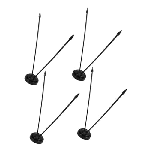 DECOMELODY 4 Stück Schwarzer Stabiler Flaggenständer für Tischfahnen mit Solider Basis Portabel und Langlebig Elegantes Design für Büro Ausstellungen und Temporäre Displays DECOMELODY 4 Stück Schwarzer Stabiler Flaggenständer für Tischfahnen mit Solider Basis Portabel und Langlebig Elegantes Design für Büro Ausstellungen und Temporäre Displays von DECOMELODY