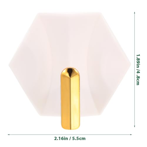 DECOMELODY 4 Stück Selbstklebende Stanzfreie Wandhaken in Perlenweiß Wasserdichte Mehrzweck haken für Bad Küche Flur und Wohnzimmer zum Aufhängen von Handtüchern Schlüsseln und Kleidung DECOMELODY 4 Stück Selbstklebende Stanzfreie Wandhaken in Perlenweiß Wasserdichte Mehrzweck haken für Bad Küche Flur und Wohnzimmer zum Aufhängen von Handtüchern Schlüsseln und Kleidung von DECOMELODY