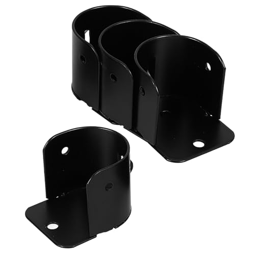 DECOMELODY 4 Stück Teiliges Edelstahl Gardinenstangenhalter Wandhalterung für Duschvorhang und Kleiderstangen Stabile Rohrhalterung mit Schraubbefestigung Schwarzes Innenmaß Einfache Montage DECOMELODY 4 Stück Teiliges Edelstahl Gardinenstangenhalter Wandhalterung für Duschvorhang und Kleiderstangen Stabile Rohrhalterung mit Schraubbefestigung Schwarzes Innenmaß Einfache Montage von DECOMELODY